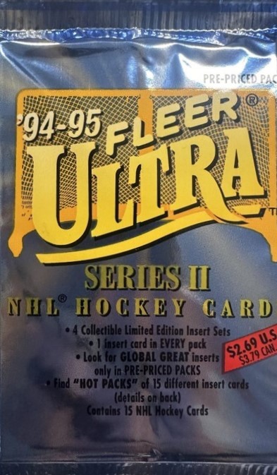 1994-95 Fleer Ultra Series 2 Hockey Hobby Jumbo Balíček